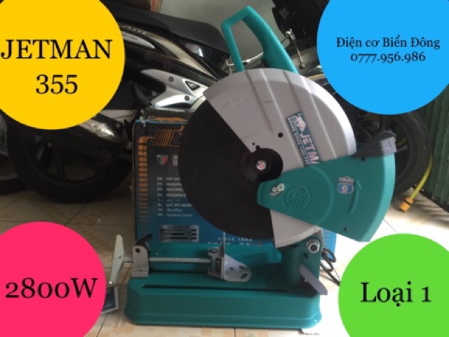 Máy cắt bàn chính hãng JETMAN CON BÒ HÚT 2800W 3900 vòng tua cắt mạnh lực và thẳng nếp