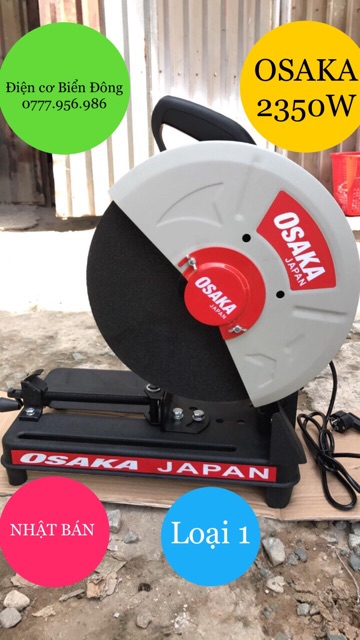 Máy cắt bàn OSAKA OS355 hàng loại 1, mẫu tiêu chuẩn, chuyên dùng để cắt kim loại..