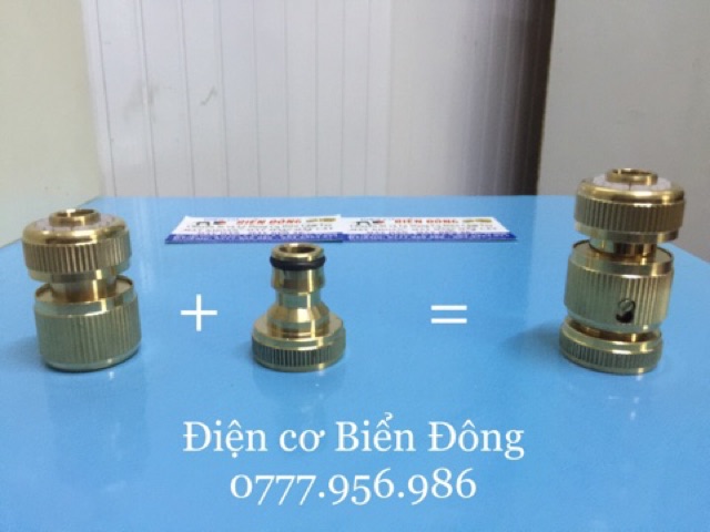 COMBO bộ đầu nối nước vào máy rửa xe áp lực cao thích hợp cho tất cả các dòng rửa áp lực cao trên thị trường