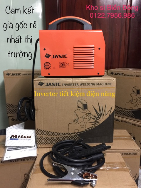Máy Hàn Tặng bó 20 que hàn Máy Hàn Jacsic Anh Quốc ZX7-200A thế hệ mới Inverter tiết kiệm điện năng