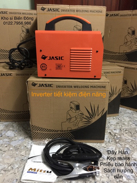 Máy Hàn Tặng bó 20 que hàn Máy Hàn Jacsic Anh Quốc ZX7-200A thế hệ mới Inverter tiết kiệm điện năng