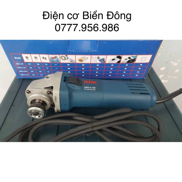 Máy mài TẶNG ĐĨA MÀI 29k Máy mài 6-100 GWS 670W mài cắt sắt, tường, gỗ, tôn , đánh bóng inox,....