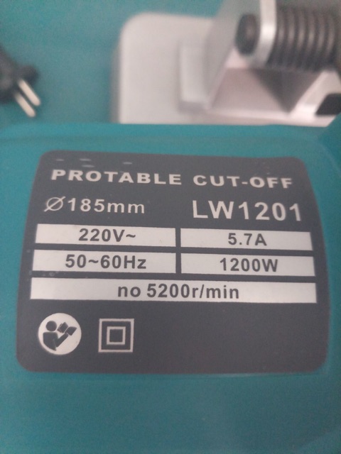 Máy cắt mini Máy cắt bàn mini chính hãng Makita PROTABLE LW1201 đĩa cắt 185mm THAILAND