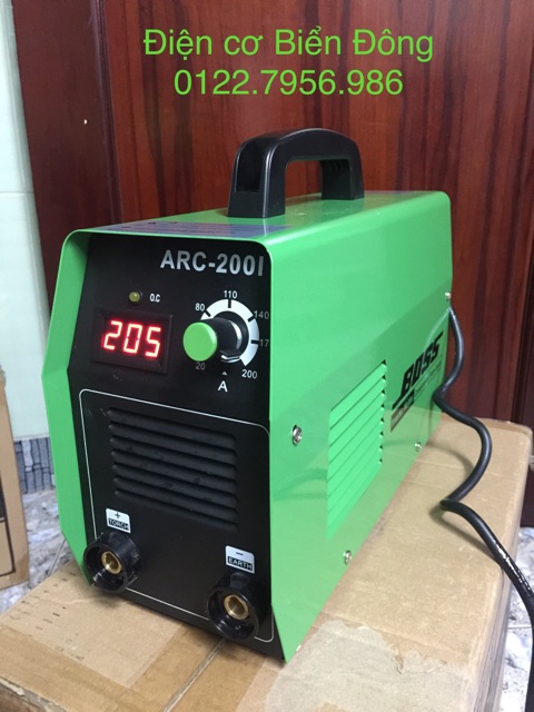 Máy hàn điện tử Tặng bó 20 que hàn Máy Hàn điện tử Boss ARC-200I hàn sắt, tôn.. sản xuất và nhu cầu gia đình