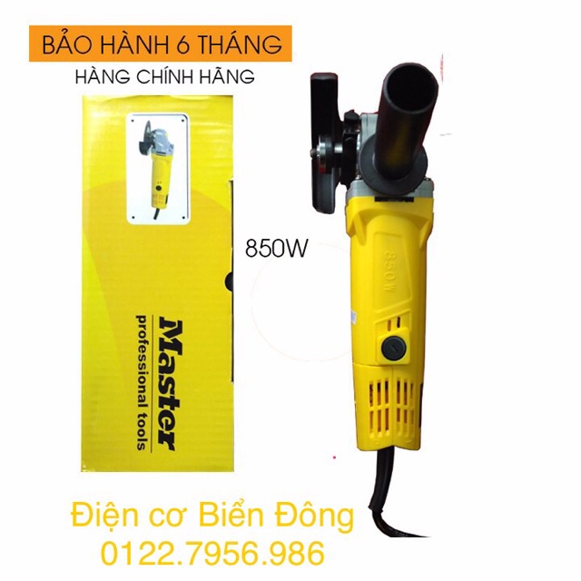 Máy mài 1 tấc MASTER 850W mài cắt sắt, tường, gỗ, tôn.