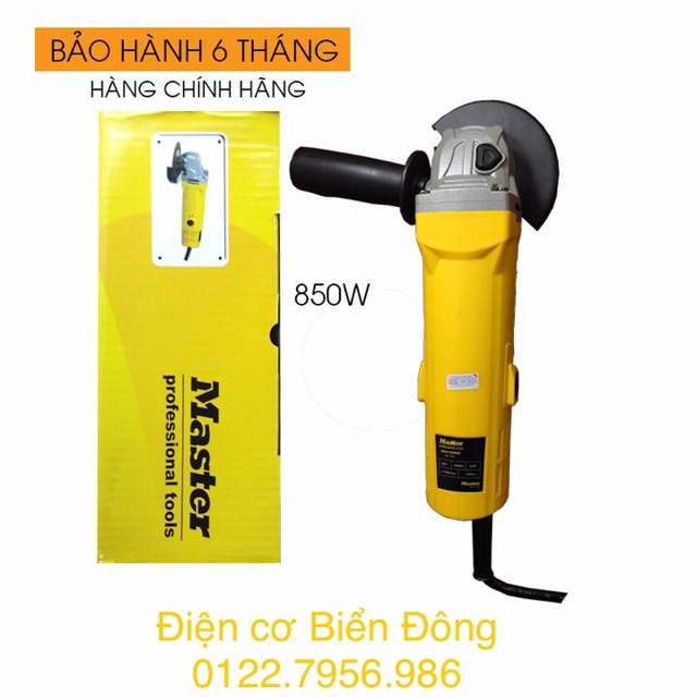 Máy mài 1 tấc MASTER 850W mài cắt sắt, tường, gỗ, tôn.