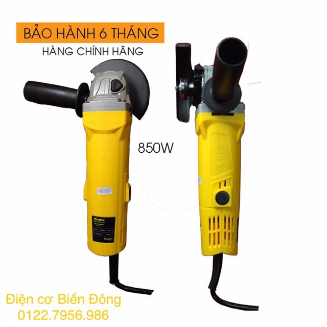 Máy mài 1 tấc MASTER 850W mài cắt sắt, tường, gỗ, tôn.