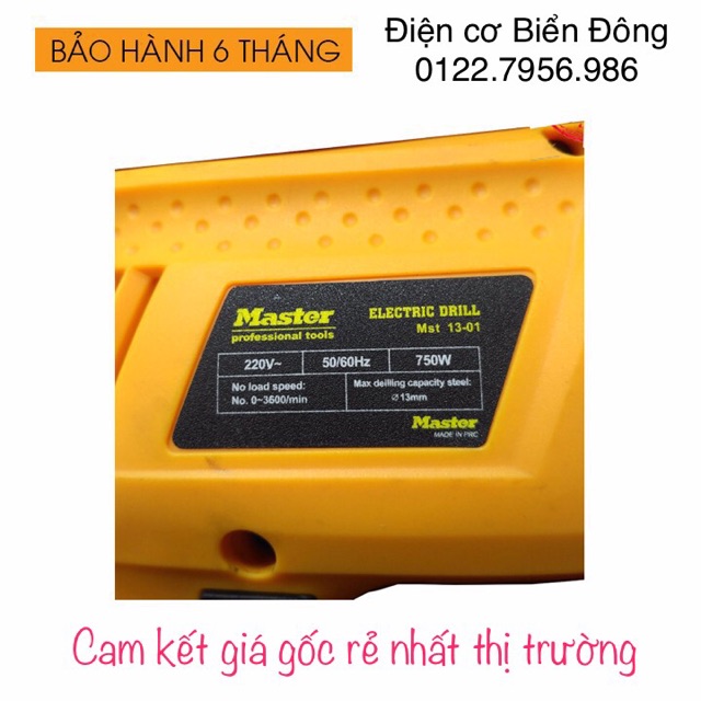 Máy khoan Máy khoan Master 1301 mẫu mới nhất khoan bê tông, tường gỗ.
