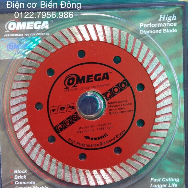 Lưỡi cắt gạch OMEGA 1-110mm