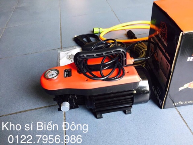 Máy rửa xe Tặng bình bọt tuyết Máy rửa xe hơi, tay ga HALOSHI THAILAND.