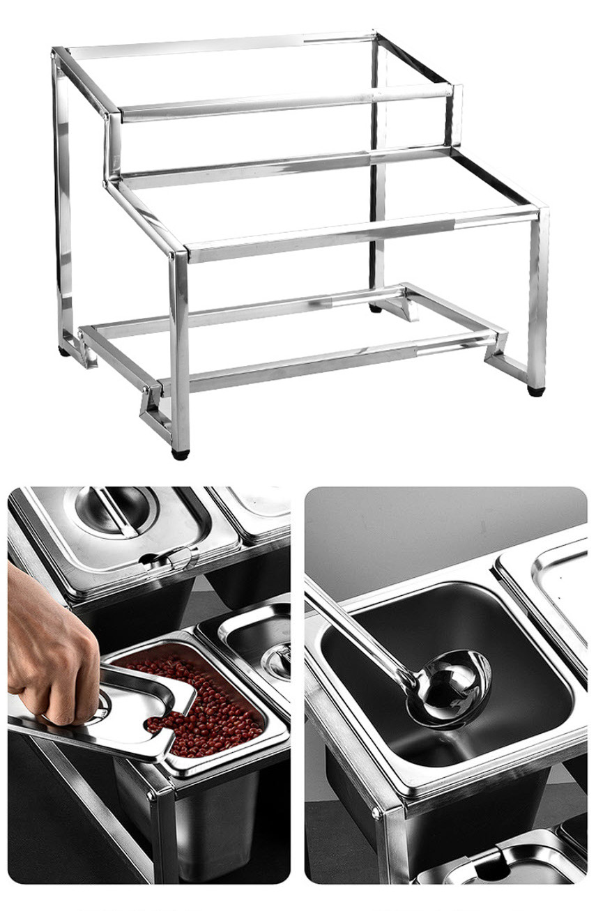 Khay đựng gia vị nước chấm buffet topping trà sữa ML32180