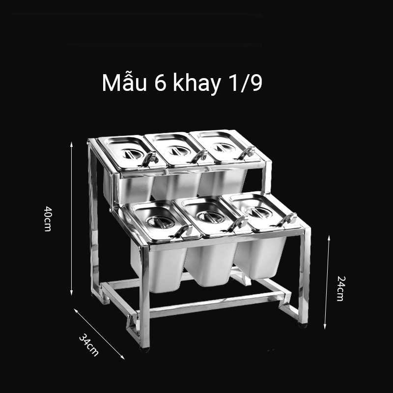 Khay đựng gia vị nước chấm buffet topping trà sữa ML32180