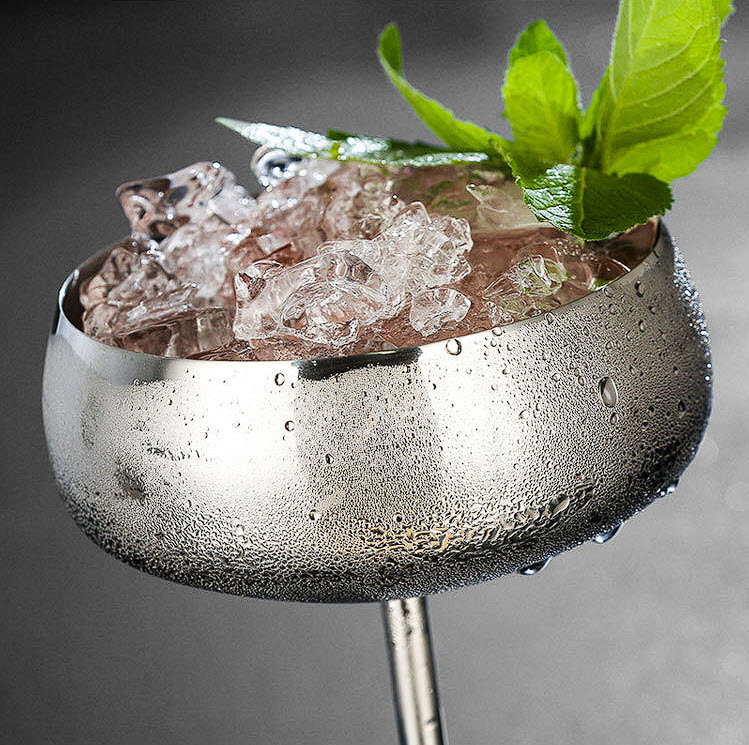 Ly cocktail inox 304 ly đựng thức uống pha chế có cồn BMT029