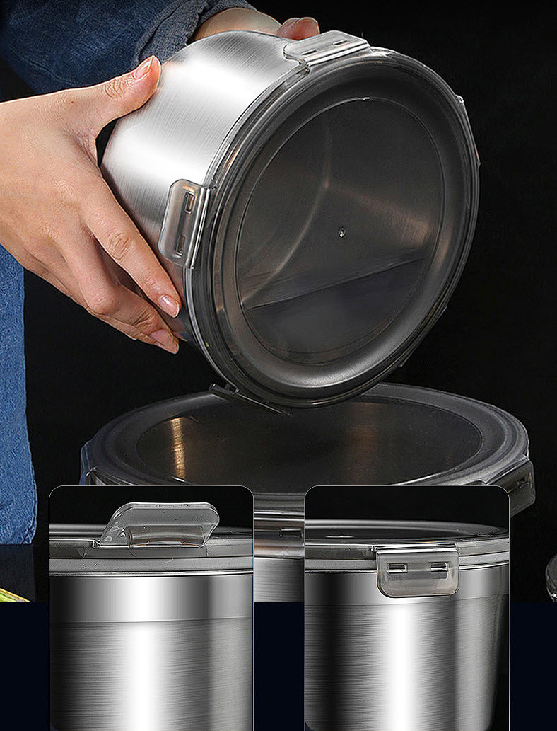 Hộp đựng thực phẩm inox y tế 316 nắp đậy chống tràn LGB88