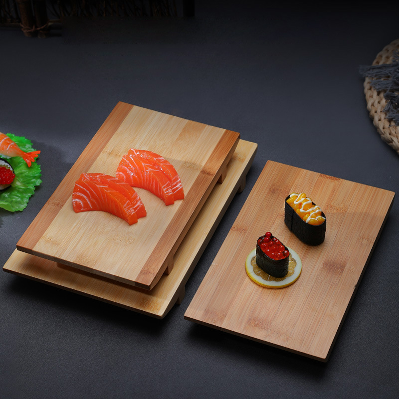Đĩa sushi khay sashimi gỗ tre phục vụ bàn ăn CYW1975
