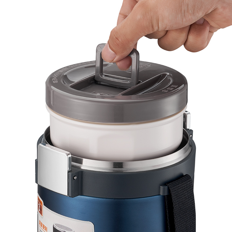 Hộp cơm giữ nhiệt inox y tế 316 cao cấp 3-4 ngăn Tafuco T0281