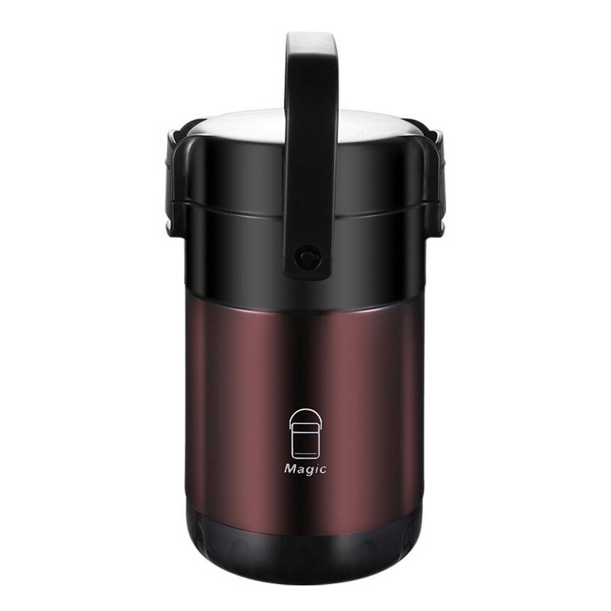Hộp cơm giữ nhiệt 4 ngăn 2600ml inox 304 HXTG01