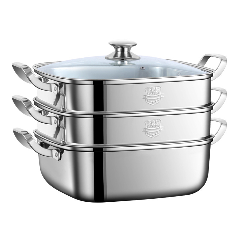 Nồi hấp inox y tế 316 cao cấp 2 tầng 30cm FXGZ316