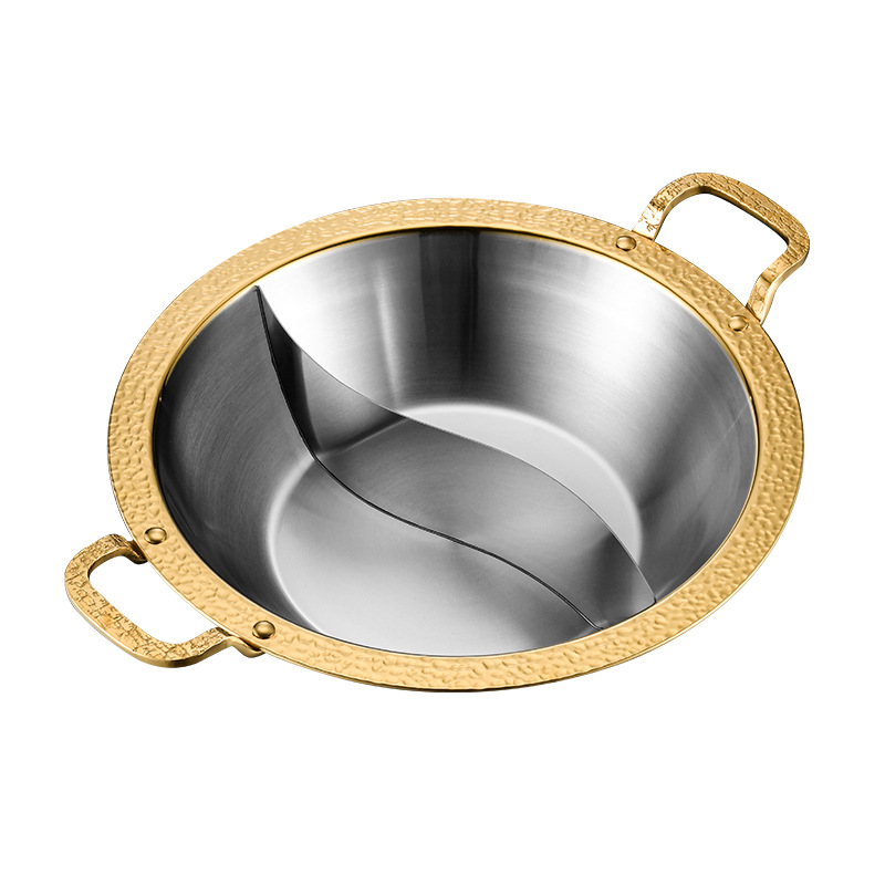 Nồi lẩu 3 lớp inox 304 loại dày size 26-40 YBS1028