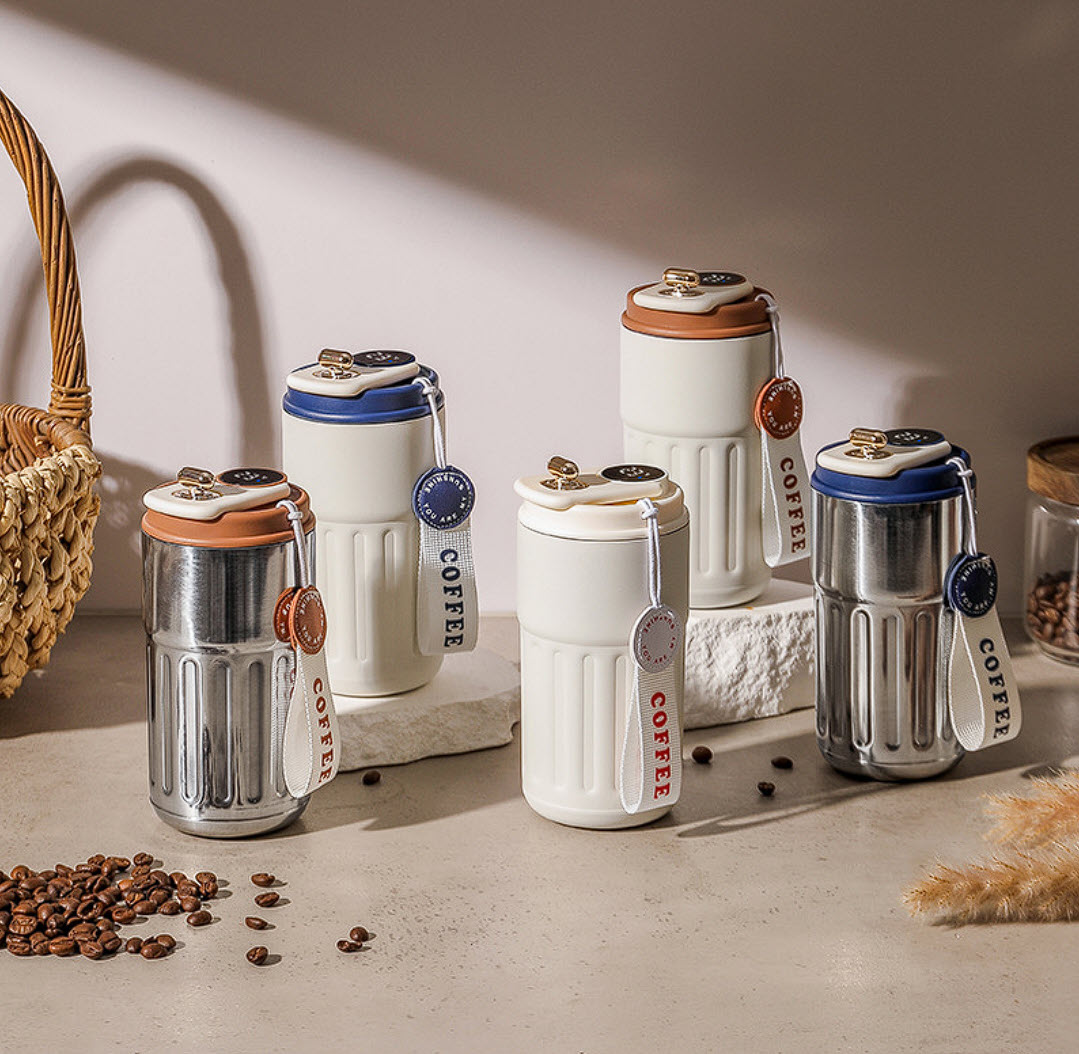 Ly giữ nhiệt inox 316 đựng cafe 450ml an toàn sức khỏe KL6699