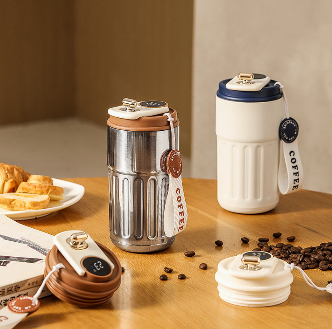 Ly giữ nhiệt inox 316 đựng cafe 450ml an toàn sức khỏe KL6699
