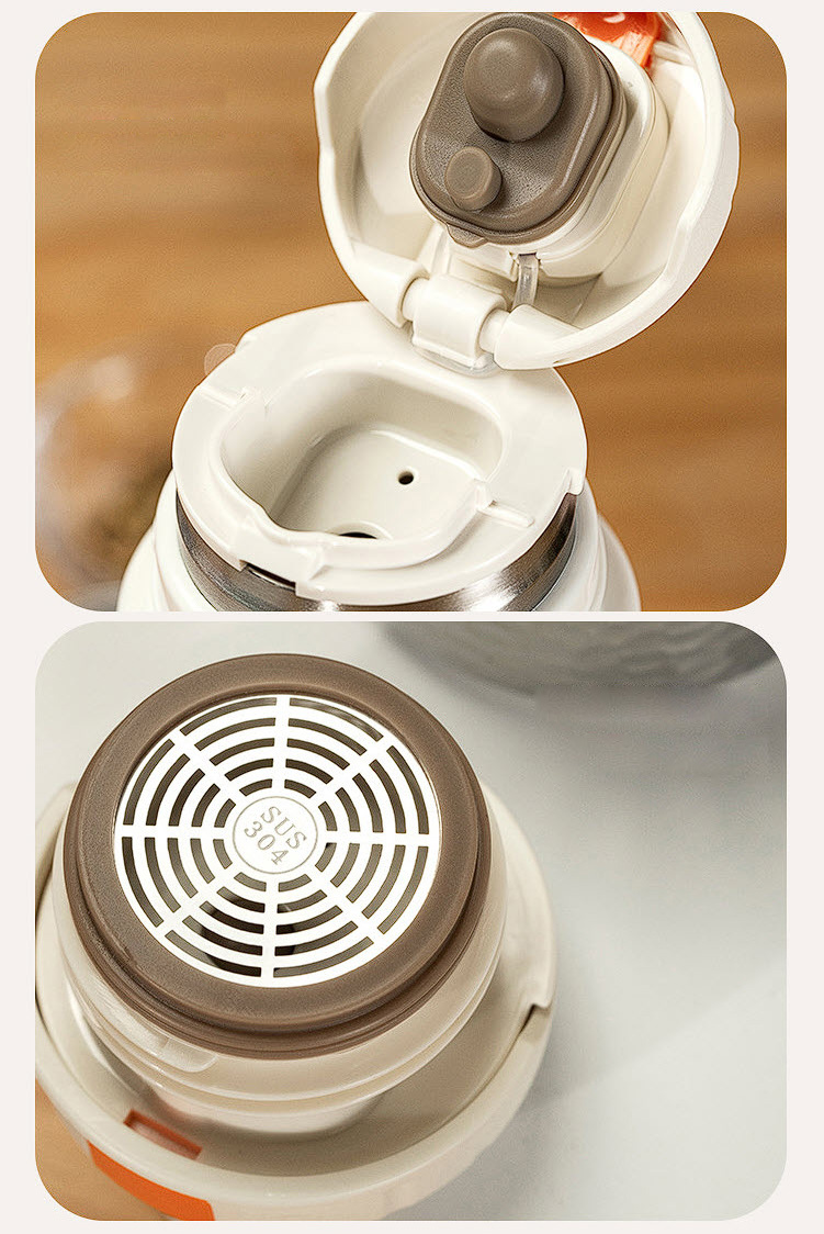 Bình giữ nhiệt 600ml inox y tế 316 an toàn sức khỏe AL7517