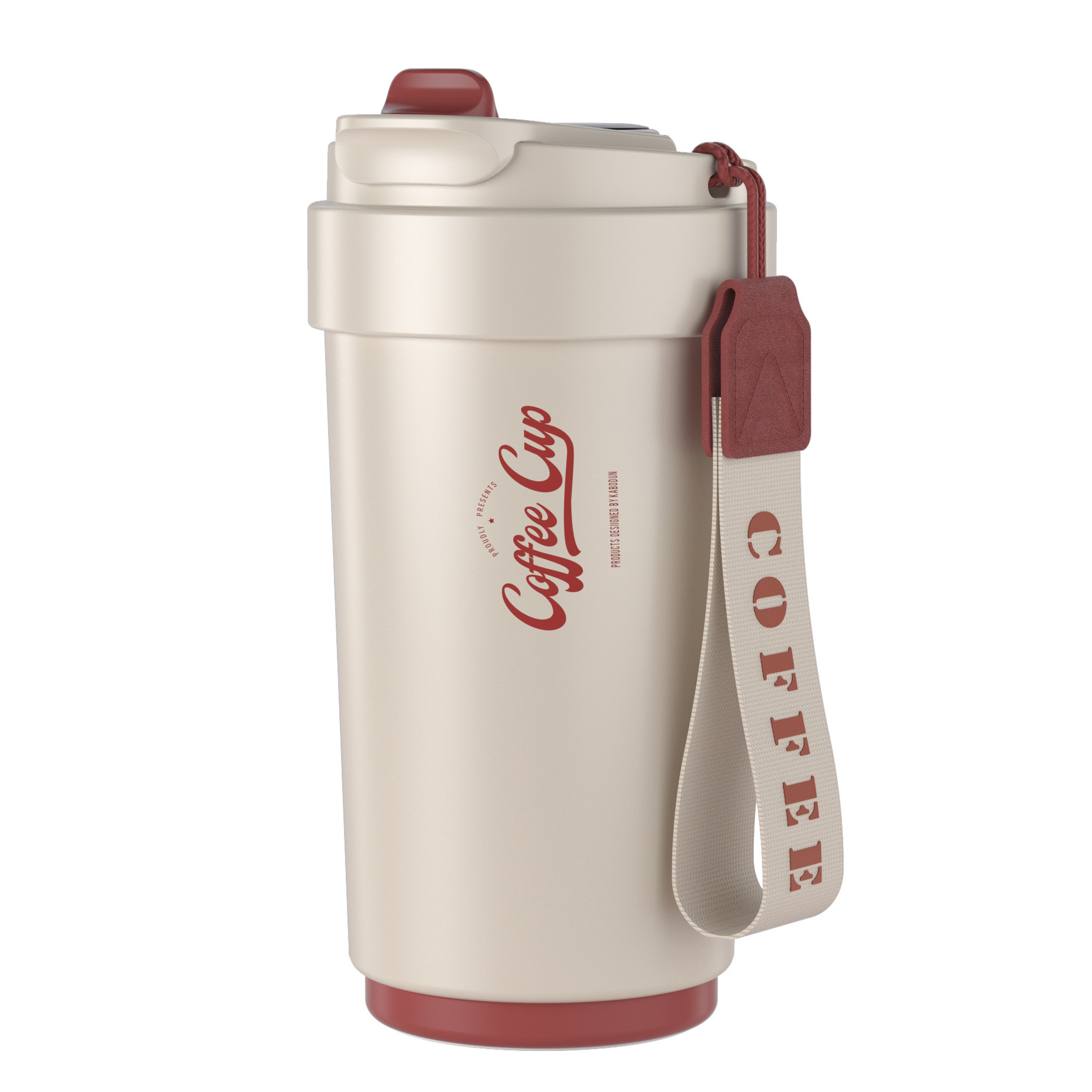 Ly giữ nhiệt đựng cafe 450ml inox y tế 316 cao cấp QS001