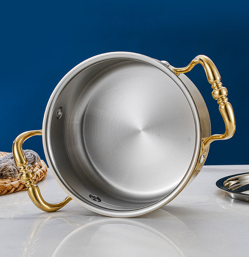 Nồi lẩu 1 người 16cm inox 304 dùng gas CN012