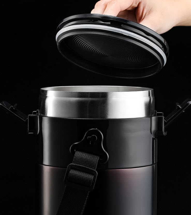 Hộp cơm giữ nhiệt 4 ngăn inox y tế 316 XS011