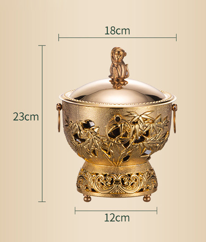 Nồi lẩu 1 người 18cm inox 304 dùng cồn HJ213