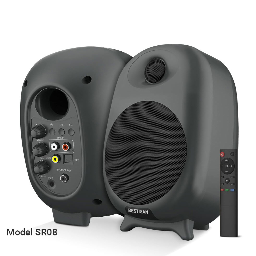 Loa kiểm âm chủ động 3inch Bestisan SR06 bluetooth 5.0 công suất 50W