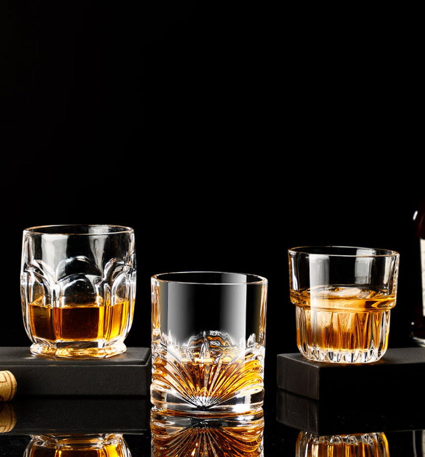 Ly Whisky ly uống rượu tây crystal glass 200~250ml BB012