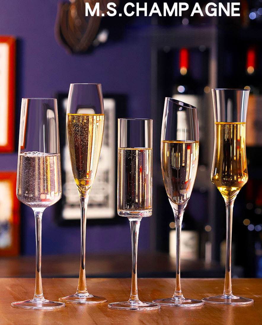 Ly uống champagne pha lê ly uống rượu BB1001