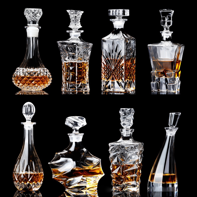 Bình đựng rượu whisky rượu tây pha lê 700-800ml BB879A