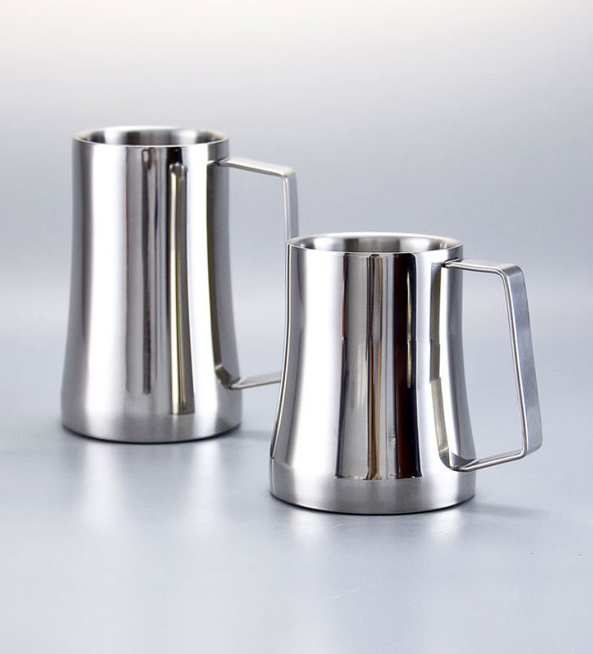 Ly uống beer cốc uống bia 2 lớp inox 304 400-600ml CYB011