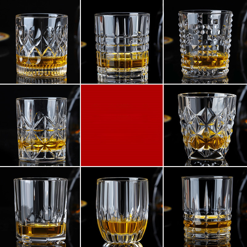Ly whisky cốc uống rượu thủy tinh phong cách Châu Âu BB998