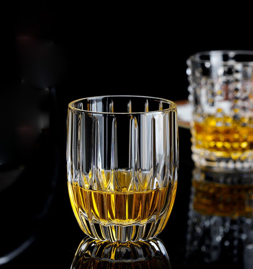 Ly whisky cốc uống rượu thủy tinh phong cách Châu Âu BB998