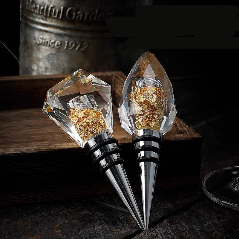 Nút đậy chai vang pha lê nắp đậy chai whisky champagne YJH01
