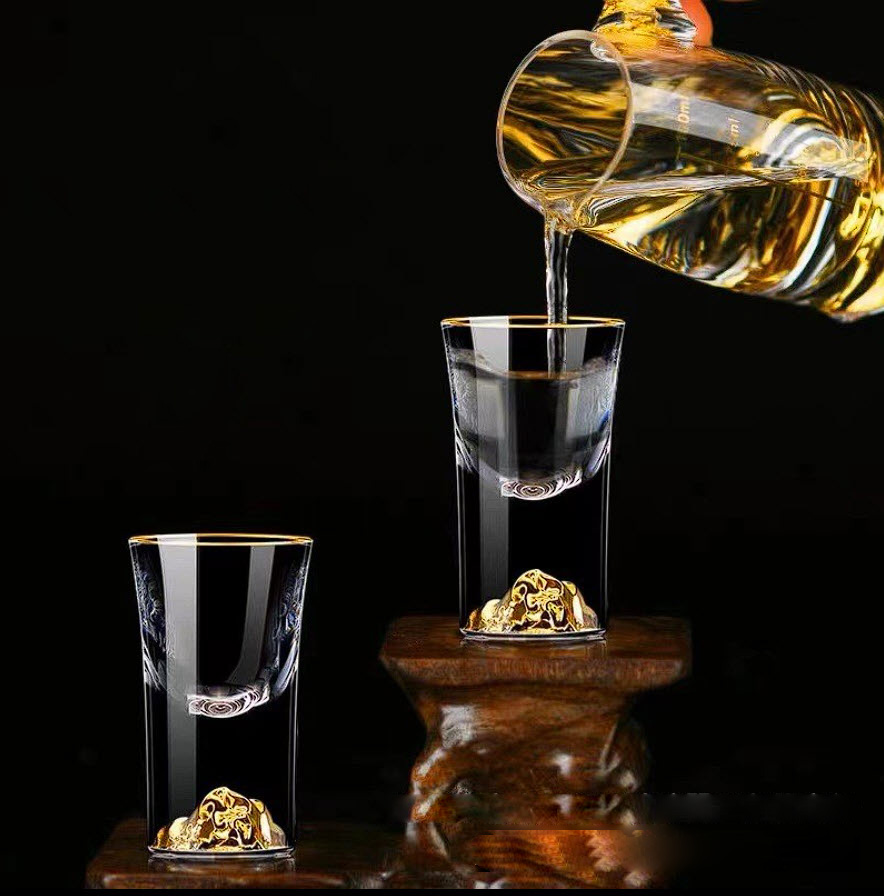 Ly rượu shot ly uống rượu tây rượu mạnh pha lê SND012 