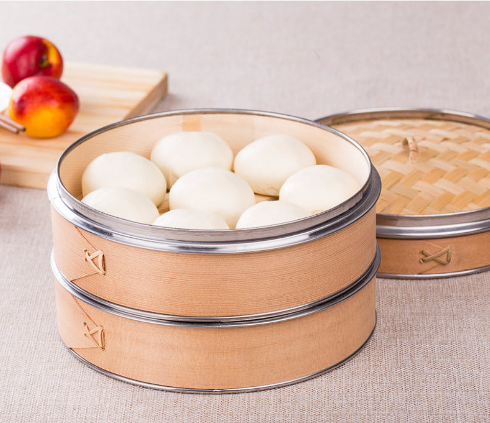 Xửng hấp bánh lồng hấp dimsum, hải sản, rau củ Steam ZSM002