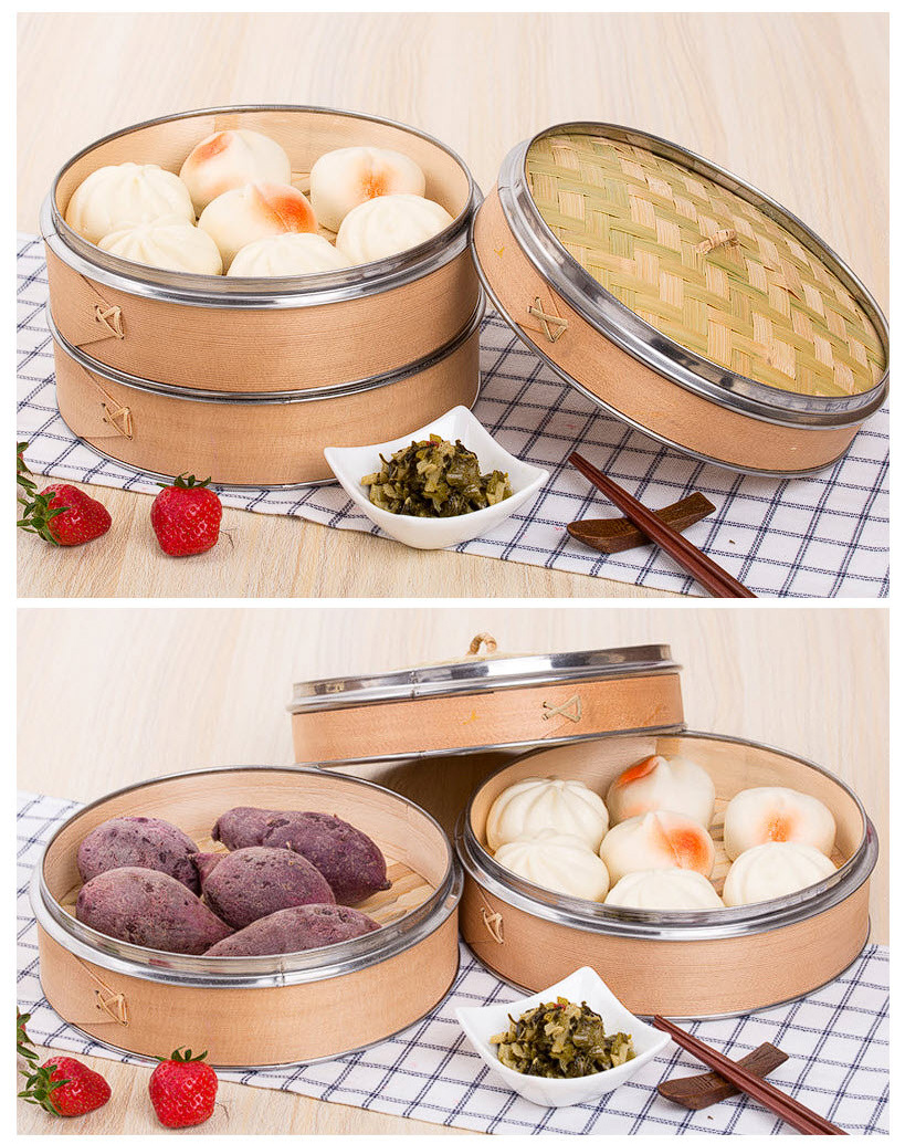 Xửng hấp bánh lồng hấp dimsum, hải sản, rau củ Steam ZSM002