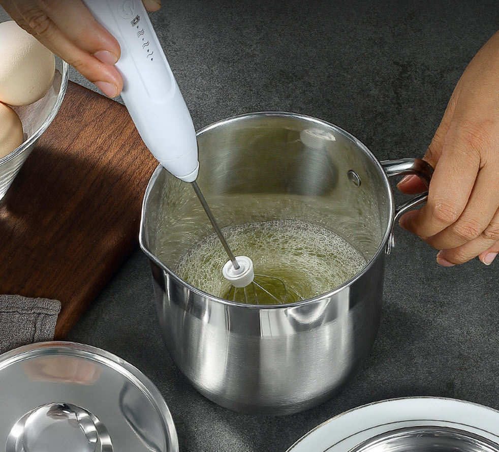Ca lược lòng trắng trứng làm bánh ca đựng nước inox 304 F979