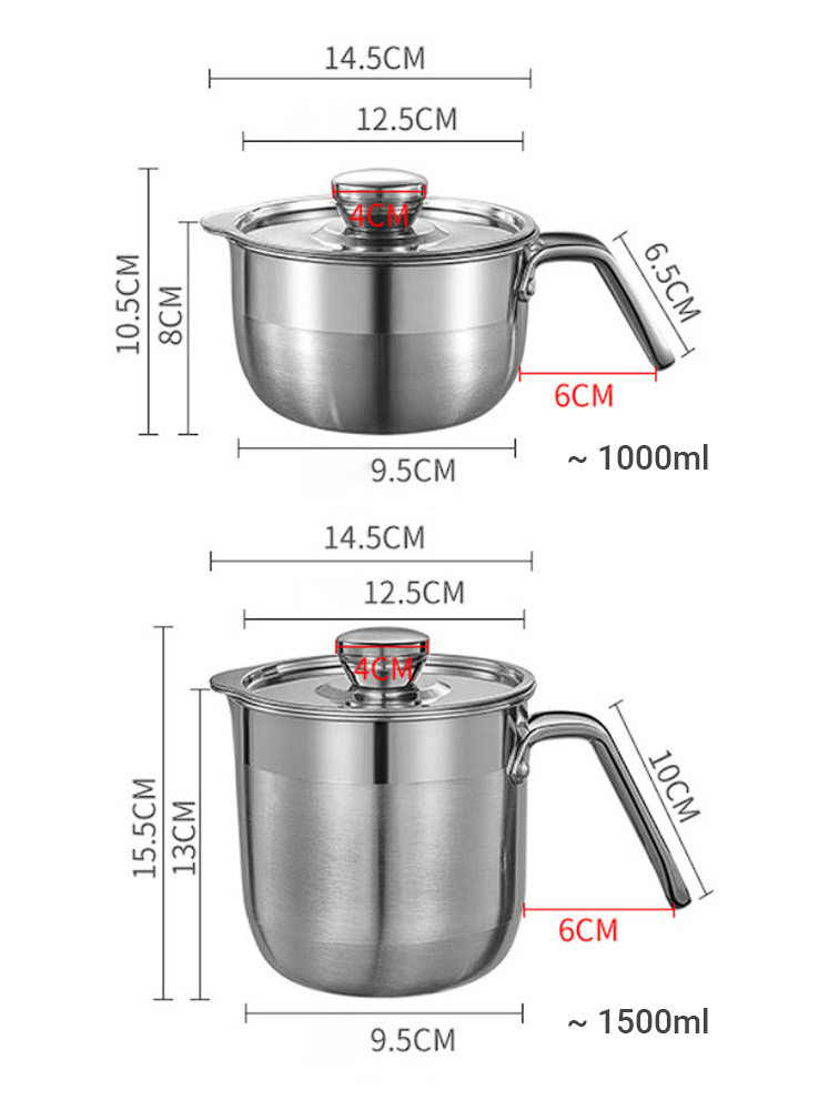 Ca lược lòng trắng trứng làm bánh ca đựng nước inox 304 F979
