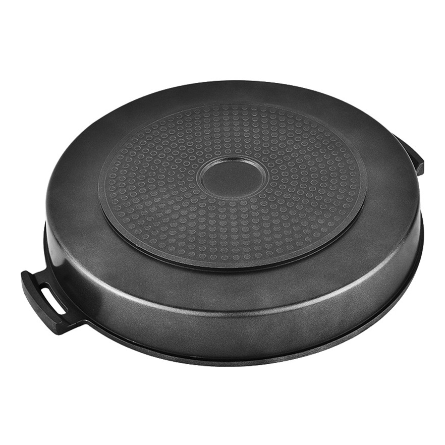 Chảo nướng sốt phô mai 5 ngăn 32cm nhôm phủ đá y tế ZS320B
