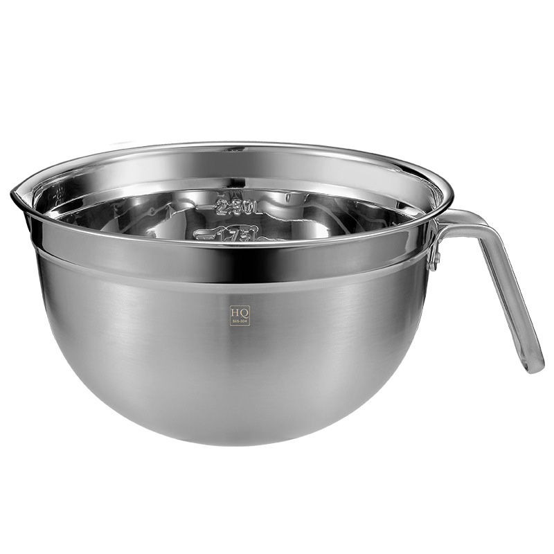 Thố đánh trứng trộn bột thố trộn salad có tay cầm inox 304 F859