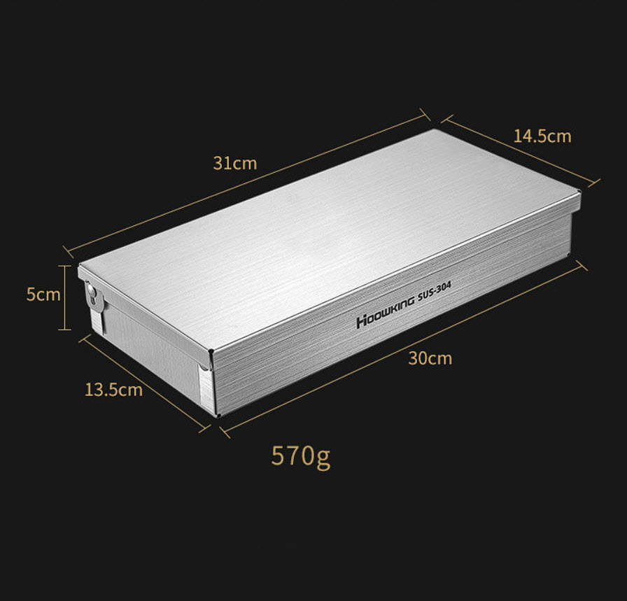 Hộp đựng đũa muỗng nĩa inox 304 có nắp lật F149