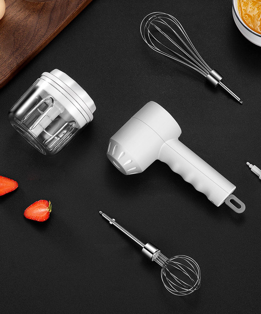 Máy xay tỏi ớt đánh trứng cầm tay mini BOM18