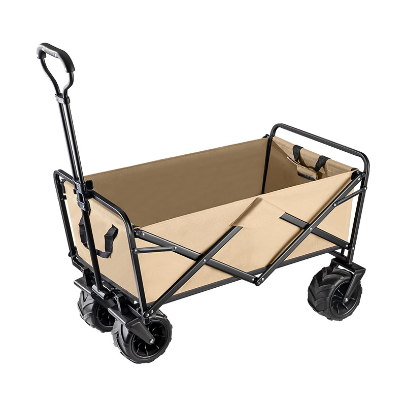 Xe kéo cắm trại gấp gọn xe đựng đồ dã ngoại khung thép vải oxford XTC01