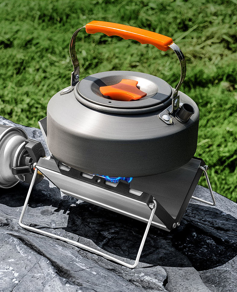 Bếp gas cắm trại gấp gọn chống gió bếp gas camping XCT09