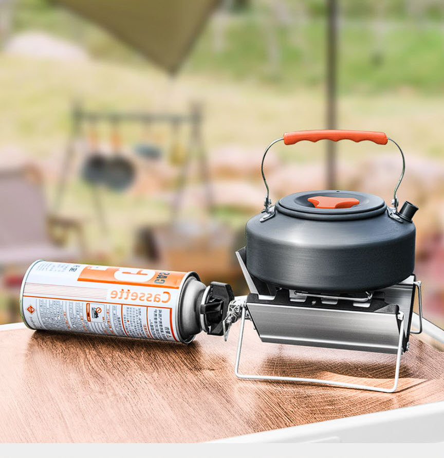 Bếp gas cắm trại gấp gọn chống gió bếp gas camping XCT09